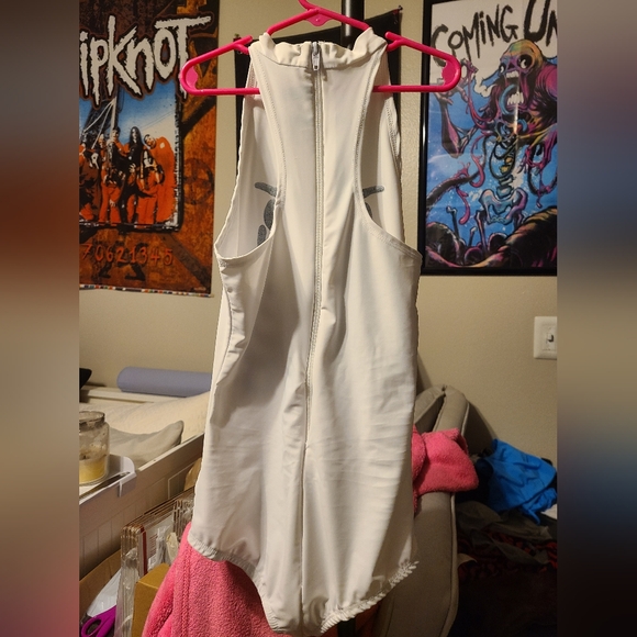 DollsKill Forplay Broken Bonez Skeleton Romper - Picture 2 of 8